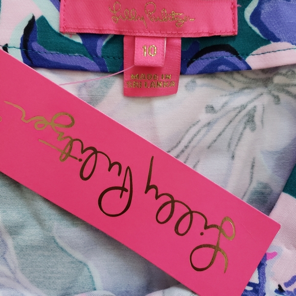 SOLD NWT Lilly Pulitzer Ibby Skirt in Moonlight Garden sz10 - Picture 3 of 15